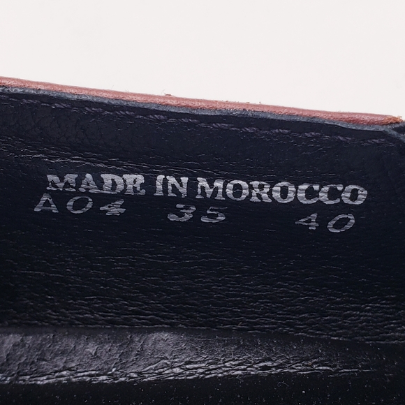 Dansko Acadamia Grunge Punk Lolita Platform Slip-on Loafers Brown Leather 40 - Picture 10 of 11